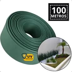 Limitador De Grama 50m100m x 10cm  Com Borda Separador Divisor Solo Premium