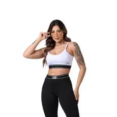 Top Feminino Academia Alta Sustentação Moda Fitness
