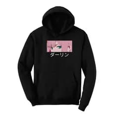 Blusa De Frio Moletom Flanelado Anime Darling In The Franxx Unissex Moletom Masculino Moletom Feminino