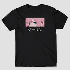 Camiseta Anime Unissex Zero Darling In The Franxx Camiseta Basica Camiseta Casual Camiseta Masculina Camiseta Feminina