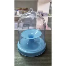 2 Cúpula Acrílico | Cúpula para Cupcake | Cúpula Azul