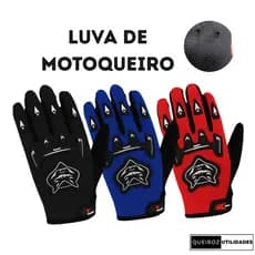 Par de Luva de Proteção Antiderrapante Multiuso – Moto, Bike, Carro e Muito Mais! - Promoção