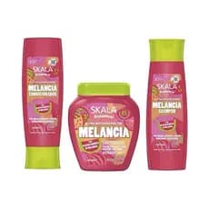 Kit Skala Frutástica Melancia Shampoo e Cond 325ml + Creme de Tratamento 1kg