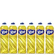 Kit Com 6 Detergentes Ypê Neutro 500 ml