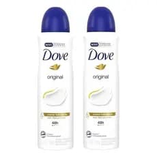 Kit 2 Unidades Desodorante Aerossol Dove Original Tradicional 150ml