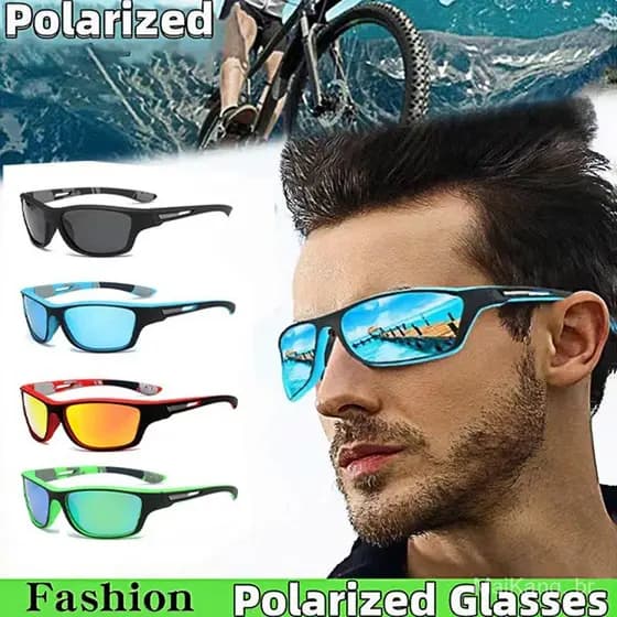 Óculos de Sol Masculinos e Femininos para Corrida, Ciclismo, Beach Tennis, Praia, Proteção com Lentes Polarizadas