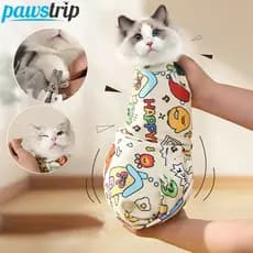 Pet Grooming Pano Fixo Auto-Adesivo Gatinho Envoltório Anti-Risco Para Gatos Ferramenta Fixa Acessórios Do Gato