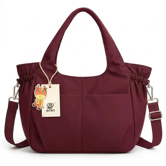 bolsa feminina de grande capacidade em Nylon Impermeável bolsa de ombro transversal para  academia  viagens