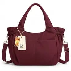 bolsa feminina de grande capacidade em Nylon Impermeável bolsa de ombro transversal para  academia  viagens
