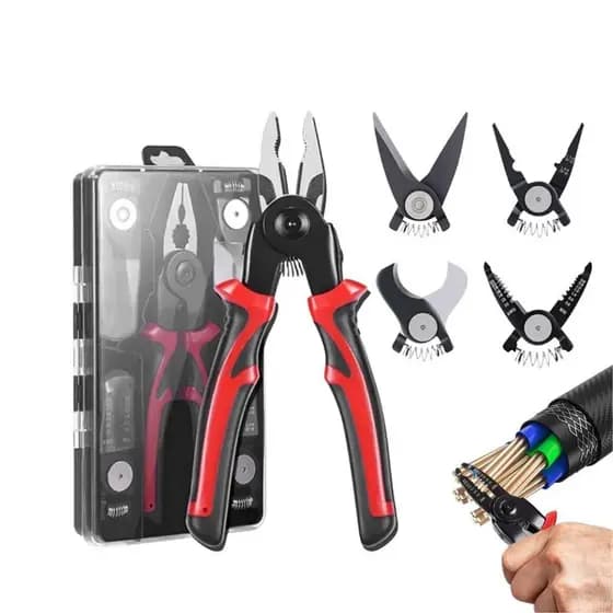 KIT De Alicate Universal 5 Em 1 Multifuncional