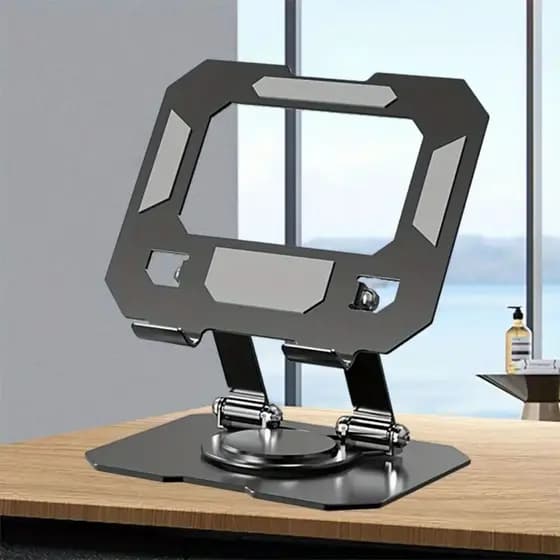 Suporte de Mesa para Tablet 360° Base Ajustável e Dobrável Suporte Ergonômico