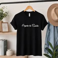 Camiseta Agente de Saúde Camisa Feminina e Masculina