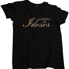 Camiseta Masculina Curso Profissão Cuidador de Idosos