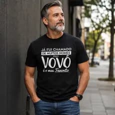 Camiseta Vovô Camisa Presente Dia Dos Pais Avô