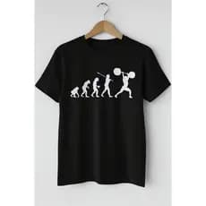 Camiseta Academia Evolution Snatch Lift Camisa Evolução Crossfit Masculina e feminina