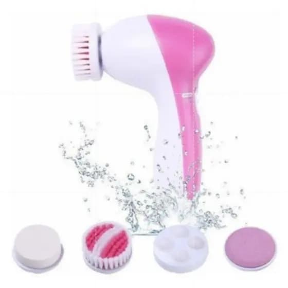 Escova Facial Elétrica Esfoliante limpeza Massageadora 5/1 Portátil L1