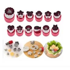 Kit 12 Moldes Pequenos Inox P/ Legumes Frutas Massas