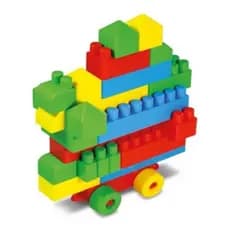 Brinquedo Blocos De Montar Brinquedo Didático Infantil 128 Peças