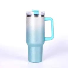 Garrafa Copo Térmico Com Glitter Grande capacidade 1200ml L-30