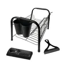 Kit Cozinha C/ Escorredor De Louça + Rodinho De Pia + Porta Detergente + Porta Talher Encaixável