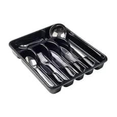 Porta Talheres Organizadora Multiuso Prático Design Sofisticado Gaveta Divisor
