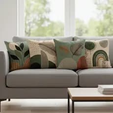 Kit 4 Capas de Almofadas Decorativas 45x45 - Moderna 015