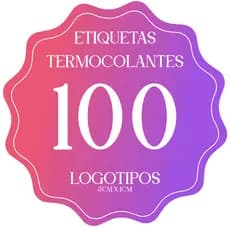 Etiquetas Termocolantes 5cm x1cm – Kit 50 ou 100 Logotipos para Personalizar