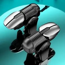 SUIT * Controlador De Jogo Botão De Fogo Gamepad Joysticks Gatilhos Para Celular Mira De 6 Dedos