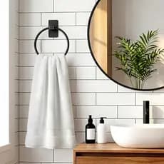 YU 4 Peças Suportes De Toalha Resistentes Suporte Adesivo Automático Perfeito Para Pequenos Espaços No Banheiro Cozinha