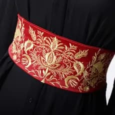 Treeling Cintura Larga Tradicional Para Mulheres Design Bordado Cinto De Tecido Macio Acessório De Fantasia De Evento Cu
