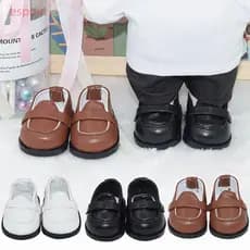 ESPOIR1 Roupas De Boneca , Sapatos De Couro PU 10/20CM , Troca De Vestir , Mini Estilo Acadêmico