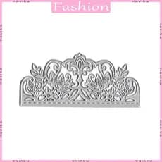 Renda Flores Corte Metal Estêncil Scrapbooking Álbum Carimbo Cartão