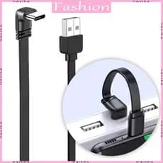 NA 65W Type C Cabo De Carregamento Rápido USB Dados De Cotovelo De Ângulo Reto De 90 Graus