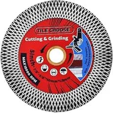 Disco Diamantado 5" Corte e Lixa Porcelanato Granito Mármore Diapro Alta Performance