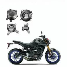 Kit Proteção Motor MT-09 2014-2020 Tracer 900 XSR900 Tampa GBRacing Anti Impacto Completo