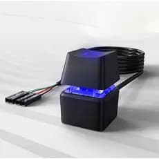 Botão Power Liga Desliga para Computador PC LED Azul Cabo para Placa-Mãe Gabinete ATX Bancada Teste