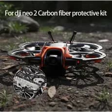 Para dji neo 2 capa protetora de fibra de carbono de alta resistência armadura protetora completa