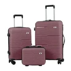 Kit 3 Mala Polipropileno + Frasqueira De Viagem 14 20 24 "Polegadas 10kg e 23kg P1