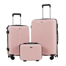 *Kit 3 Mala Polipropileno e Frasqueira De Viagem 14 20 24 *Polegadas 10 kg e 23 kg Bordo Despacho P4