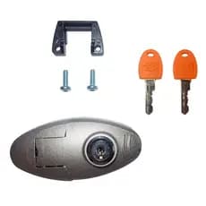 ALAVANCA DESTRAVAMENTO DZ EURUS STEEL PPA 2 CHAVES DE SEGREDO