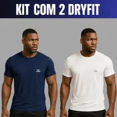 2 Camisetas Dry Fit Masculina - Casual - Treino - Academia - Esportes - Exercícios - Corrida