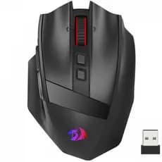 Mouse Gamer Redragon Rind Pro, RGB, Wireless/Bluetooth, 26000 DPI, 10 Botões, Sensor PAW3395, Preto - M813RGB-PRO