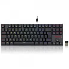 Teclado Mecânico Gamer Redragon APS Pro, Wireless/Bluetooth, Low-Profile, Switch Brown, Preto -  K607P-KBS