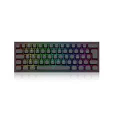 Teclado Mecânico Gamer Redragon Fidd 8K, RGB, Switch Pink, Preto - K683-RGB