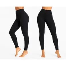 Legging Básica Poliamida Zero Transparência Cintura Alta Fitness