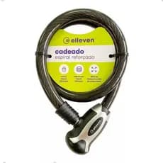 Cadeado Para Bicicleta Corrente Com Chave Bike, Moto, Portão em Aço 80x15 cm Elleven Antifurto