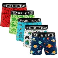 Kit 12 Cuecas Boxer Infantil Menino Criança Microfibra Estampada Versailles
