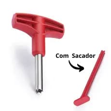 Furador Abridor de Coco Manual em Aço Inox, Fácil de Usar, Perfurador com 14cm de Comprimento, Ferramenta Prática para Abertura de Coco.