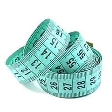 Fita de Métrica Corporal, Circunferência, Costura, com 1,5 metros, Medição Precisa e Conveniente.