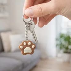10/30 Kit Chaveiro Patinha Brinde MINi Personalizado Clinica Veterinaria Hotel Pet Shop Banho e Tosa